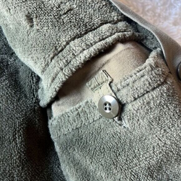 Vintage 1983 German Heavy Canvas Fur Lined Field Parka Army Military Coat - Picture 15 of 16